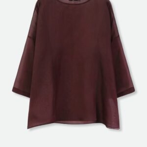 SAMIRA ONE-SIZE TUNIC IN SILK ORGANZA