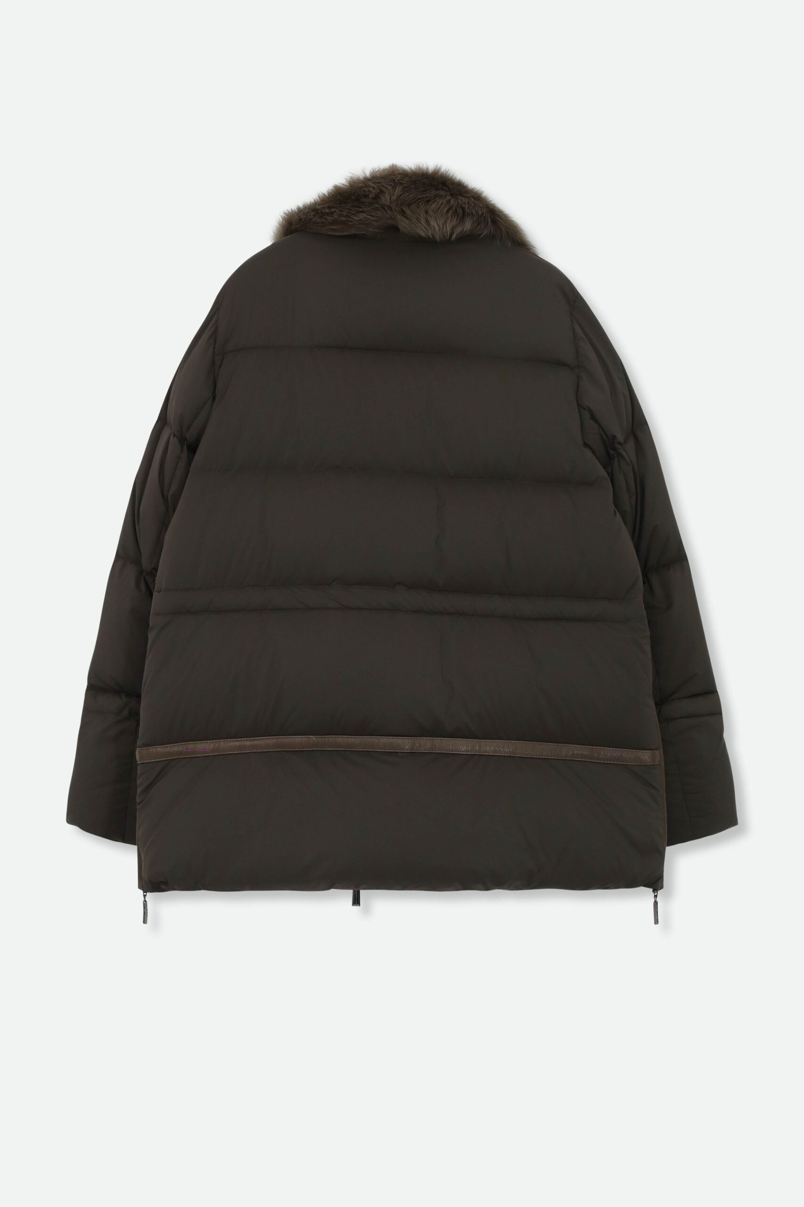 TOSCANA SHEARLING & GOOSE DOWN ITALIAN COAT - Image 4